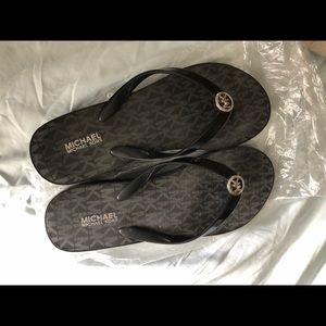 Michael Kors Platform Flip Flops
